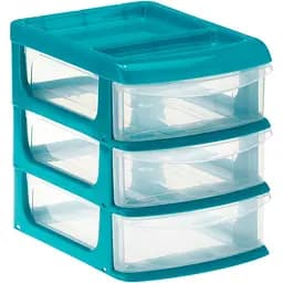 Органайзер универсальный Idea Home большой 3 секции (2767-IH-бірюзовий)