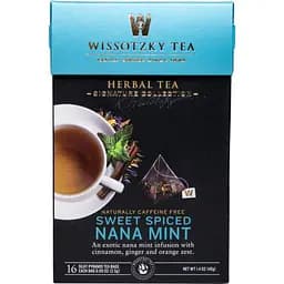 Чай травяной Wissotzky Tea Мята сладко-пряная, 40 г (16 шт. по 2,5 г) (568741)