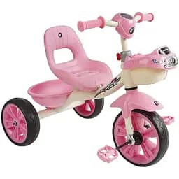 Дитячий триколісний велосипед Best Trike BS-60720 зі світлом і музикою рожевий