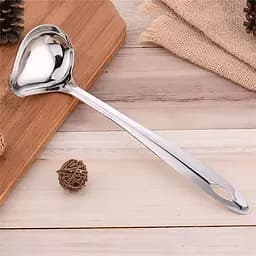 Ополоник для соусу з носиком із нержавіючої сталі 23 см, Kitchen Master Сірий 86925 - мініатюра 2