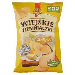 Чипсы Wiejskie Ziemniaczki со вкусом масла и солью 130 г
