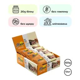 Протеїнові батончики FitWin Caramel Peanuts 720 г (12 шт. x 60 г) - мініатюра 2