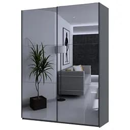 Шафа-купе Doros G-Caiser Графіт 2 Дзеркала 180х60х240 (42005012)