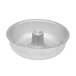 Форма алюминиевая для выпечки большого пончика доната 9.5x9.5x3.5 см, Хлібпром Серебристый 87323