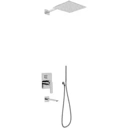 Душова система Kohlman Experience 35 chrome + BOX прихованого монтажу QW211EQ35, Хром