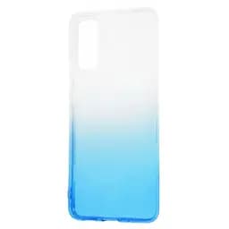 Силікон 0.5 mm Gradient Design Samsung Galaxy Note 20 white/blue