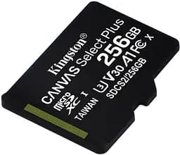 Карта пам'яті Kingston microSDHC/SDXC UHS-I Class 10 Canvas Select Plus 256Gb - мініатюра 2