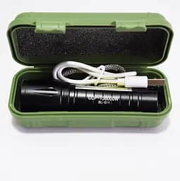 Ліхтарик COP BL-511, акумуляторний ручний, світлодіодний з фокусуванням та USB зарядкою - мініатюра 7