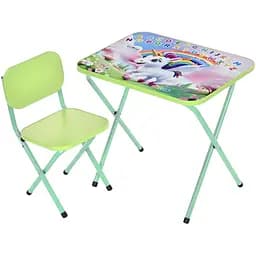 Дитячий столик складаний зі стільчиком Bambi M 5967-5 зелений