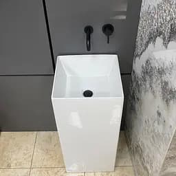 Умивальник підлоговий VBI Ellera white VBI-019025, Білий - мініатюра 5