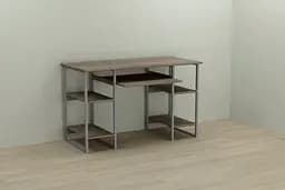 Комп'ютерний стіл Ferrum-decor Тім 75x140x70 сірий ДСП Дуб Сонома Труфель 16мм (FRD-101899) - мініатюра 6
