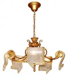 Люстра подвесная Brille кантри E14 60W G (BR-859S/5)