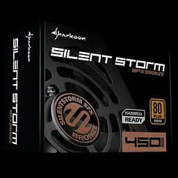 Блок живлення Sharkoon SilentStorm SFX 450W 80+ Bronze (SSS-SFX-450W-80B) - мініатюра 3