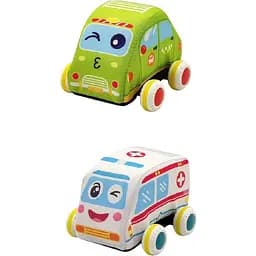 Развивающий набор Iggy Ziggy Мягкие машинки 2 шт (HE0203)