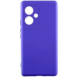 Чехол Lakshmi Silicone Cover Full Camera AA для Xiaomi Redmi 13 4G/Poco M6 4G Синий/Iris