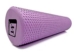 Массажный ролик EasyFit Foam Roller 60 см Фиолетовый (EF-2032-V)