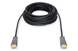 Гібридний оптоволоконний Кабель DIGITUS HDMI 2.0 4K AOC 10m Black - мініатюра 3