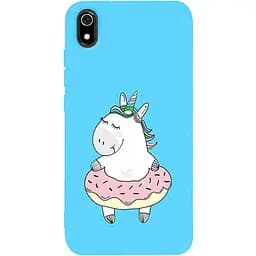 Чохол-накладка Toto Matt TPU 2 mm Print Case Xiaomi Redmi 7A #3 Unicorn Donut Sky Blue