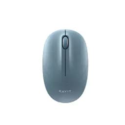Миша бездротова Havit MS54GT, Blue, USB 2.4GHz, оптична, 1600 dpi, 3 кнопки, до 10 м, 1xAA (HV-MS54GT)