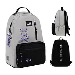 Рюкзак для старшої школи Kite Education teens 949L Romantic Minimalism Сірий (K26-949L-1) - мініатюра 2