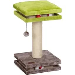 Когтеточка для котов Croci Interactive Floors этажерка с шариками 35х35х50 см 