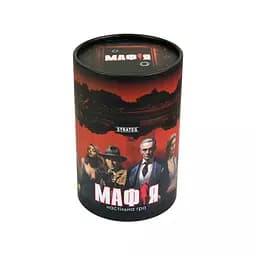 Настольная игра "Мафия" 30698 Strateg, на укр.языке, 16+, в тубусе (4823113883928)
