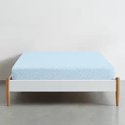 Простирадло Cosas полуторне 155х240 mini dots cs2, блакитний (DotsGreyLightBlue_155s) - мініатюра 3