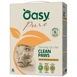 Наповнювач Oasy clean paws чисті лапки 6 л