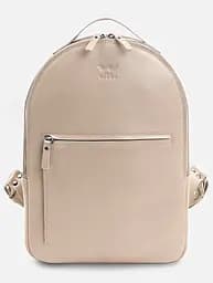 Кожаный рюкзак Groove M светло-бежевый