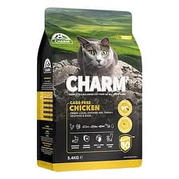 Сухий беззерновий корм холистик для котів всех порід і возрастов Charm Cage-Free Chicken Чарм з куркою 5.4 кг (816551001454)
