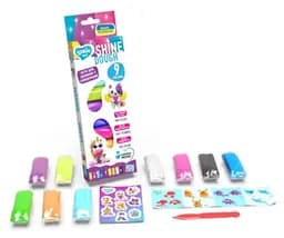 Набор для лепки с тестом, 9 цветов Shine, TM Lovin