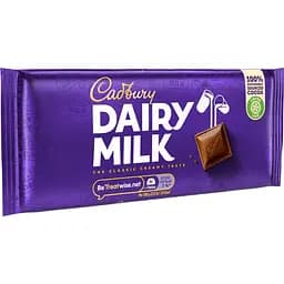 Шоколад молочний Cadbury Dairy Milk 110 г - мініатюра 2