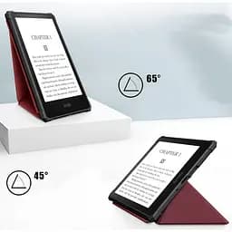 Чохол-книжка BeCover Ultra Slim Origami для Amazon Kindle Paperwhite 11th Gen 2021 Red Wine (707222) [98308] - мініатюра 3