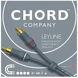 Межблочный аудиокабель 2xRCA-2xRCA CHORD Leyline LEY005 0.5m - мініатюра 2