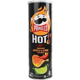 Чипси Pringles Hot Mexican Chilli and Lime зі смаком лайма та чилі 160 г 