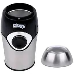 Кавомолка DSP KA-3002 роторна з імпульсним режимом та захистом від безконтрольного включення 200 Вт сріблясто-чорна (КА 3002_466)