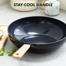 Сковорода-вок GreenPan Eco Smartshape Lightwood 28 см 3.6 л (CC006448-001) - мініатюра 4