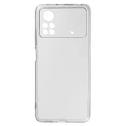 Прозрачный чехол для Xiaomi Poco X4 Pro 5G с защитой камеры, тонкий, силиконовый, бесцветный, ударостойкий, противоударный бампер c закрытой камерой, ArmorStandart (ARM63021)