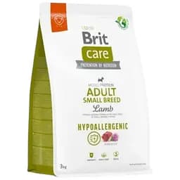 Корм для собак мелких пород Brit Care Dog Hypoallergenic Adult Small Breed гипоаллергенный с ягненком, 3 кг