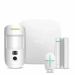 Комплект охранной сигнализации Ajax StarterKit Cam 16583.42.WH1/20293.58.WH1/25468.58.WH1 White