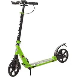 Самокат iTrike городской взрослый 40х14х79-100 см Зеленый 000223036