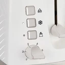 Тостер GrooWe 2 Slice 850Вт, підігрів, розморож., пластик, білий Russell Hobbs kuh0014883 - мініатюра 8