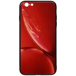 Чохол-накладка Toto Print Glass Space Case Apple iPhone 6/6s Red