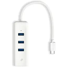 Мережевий адаптер TP-Link UE330С 1xGE, 3xUSB3.0, USB-С - мініатюра 2