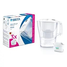Фільтр-глечик Brita Aluna Memo MXPro з фільтр-картриджем 3 шт. білий 2.4 л (1053054) - мініатюра 7