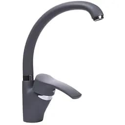 Смеситель для кухни Globus Lux GLQU-0203S-BIG-3-Titanium Графит