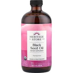 Олія чорного кмину Heritage Store Black Seed Oil 473 мл