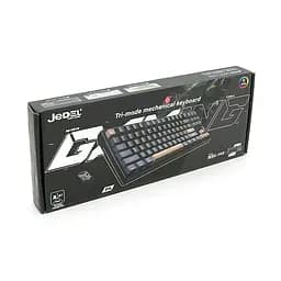 Клавіатура механічна USB JEDEL WKL-102, довжина кабелю 170см , RGB підсвічування, (Eng/Укр/Рус), (385х160х50 мм), Black/Blue, 88к, Q10 - мініатюра 2