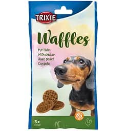 Ласощі для собак Trixie Вафлі з куркою, d7 см, 100 г (31628)