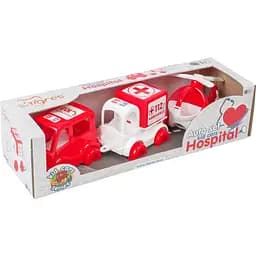 Набір машин Wader Kid cars Швидка допомога (39549)